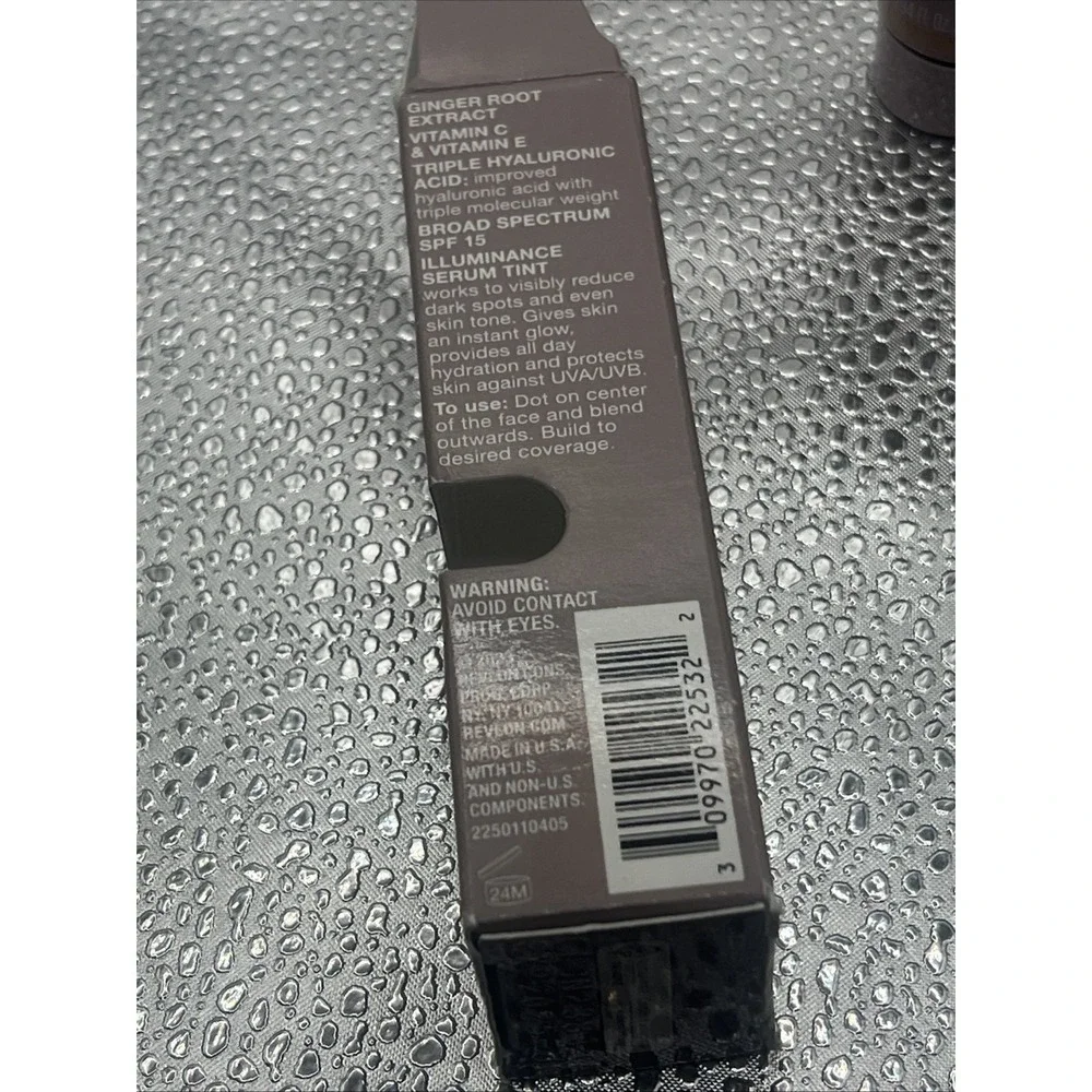 Revlon Illuminance Tinted Serum, Triple‎ Hyaluronic Acid, SPF 15, 405 Hazel